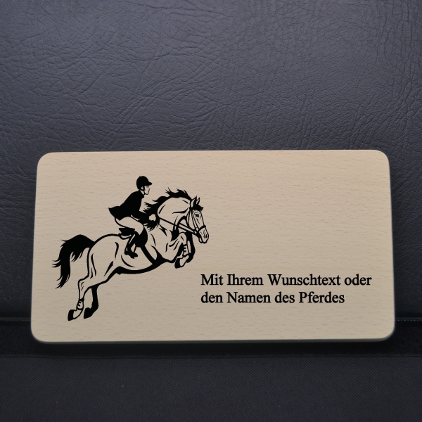 Frühstücksbrettchen Perdemotiv 5